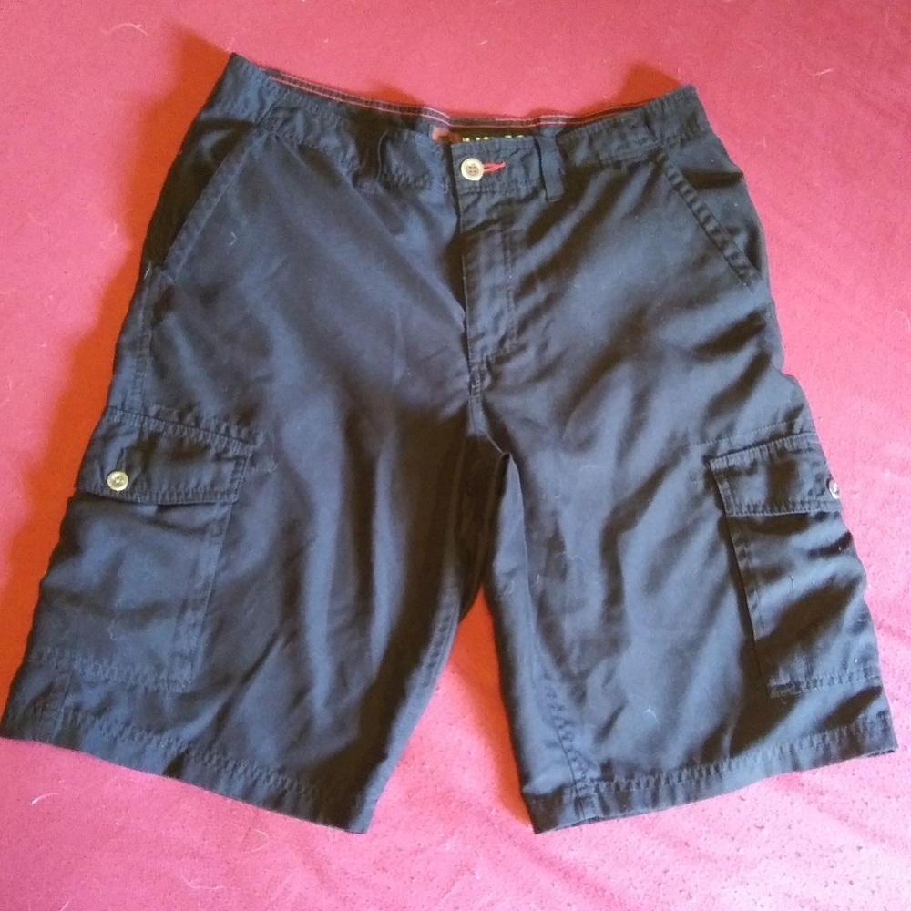 Men's 34 Black Tony Hawk Board/Swim Shorts